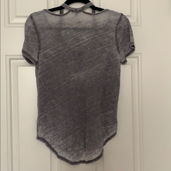 Gray Express Collar Cutout V-neck XS - Picture 2 of 2